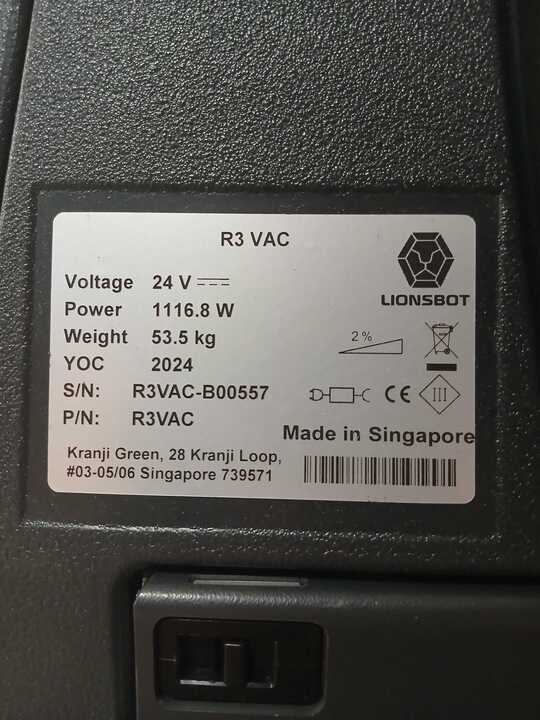 LionsBot R3 Vac - R3VAC-B00557