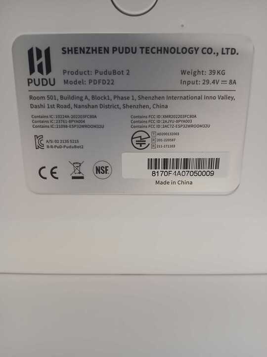 Pudu Pudubot 2 - 8170F407050009